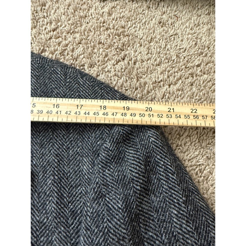 Brooks Brothers BrooksTweed Grey Herringbone Shetland Wool Blazer Sport Coat 43R - Picture 5 of 9